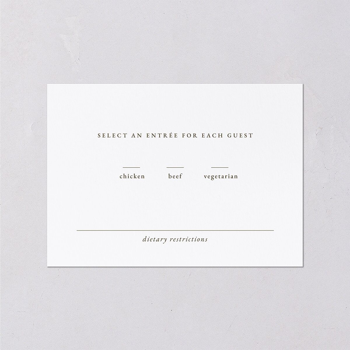 Eucalyptus Bouquet Wedding Response Cards Terracotta Signature Standard