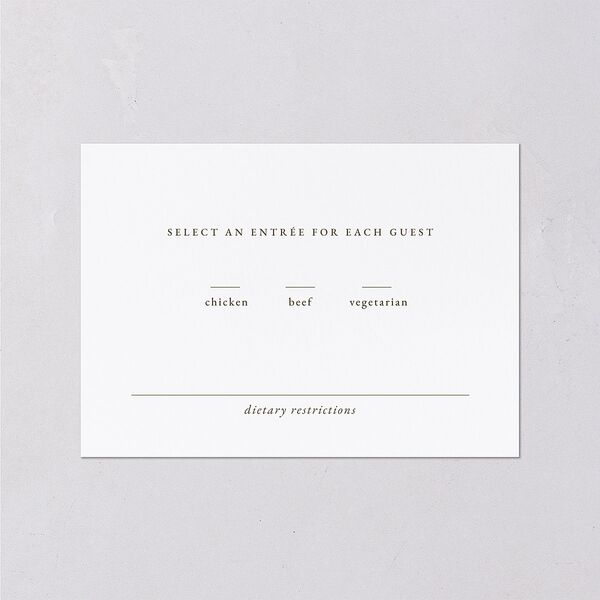 Eucalyptus Bouquet Wedding Response Cards Terracotta Signature Standard