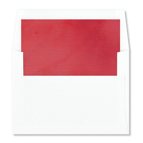 Modern Collage Envelope Liners Crimson Standard