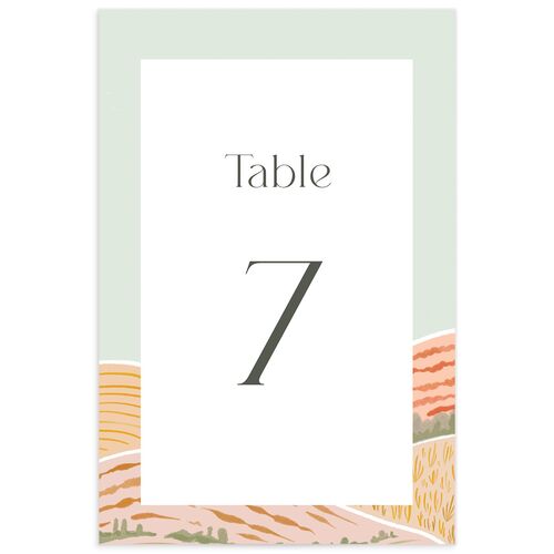 Rolling Hills Table Numbers