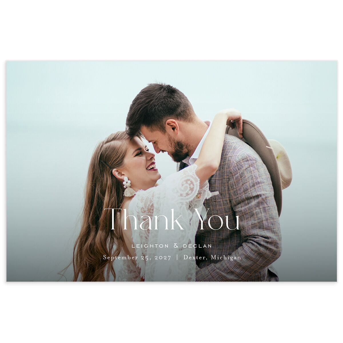 Rolling Hills Thank You Postcards