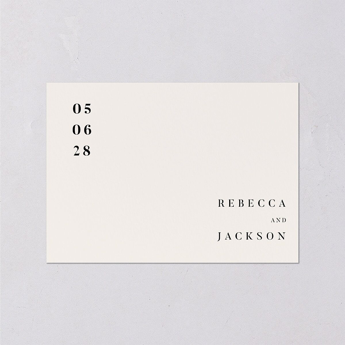 Elegant Minimal Wedding Enclosure Cards — view 2