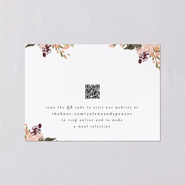 Moody Romance Wedding Response Cards Gold Midnight Signature Standard