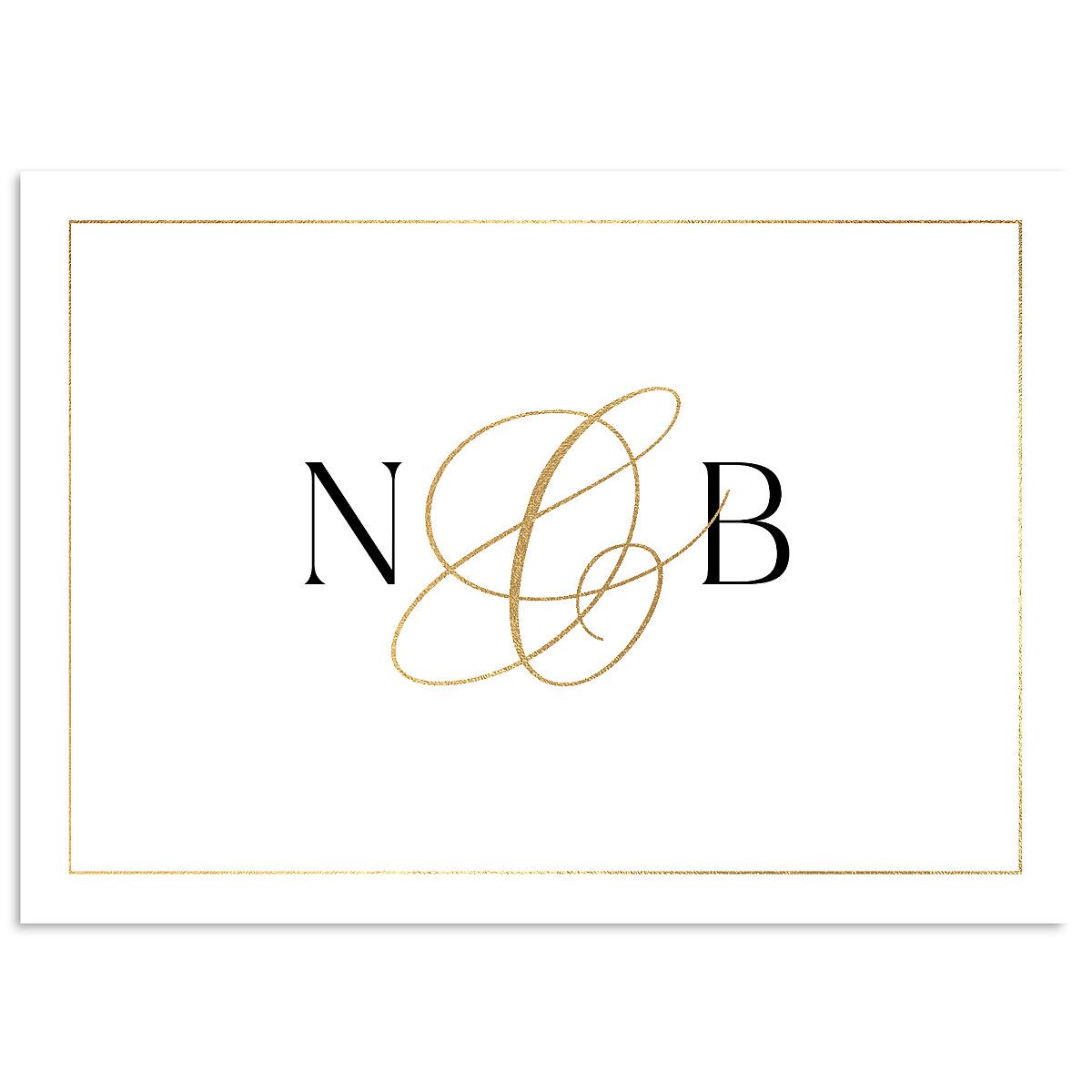Romantic Ampersand Wedding Enclosure Cards
