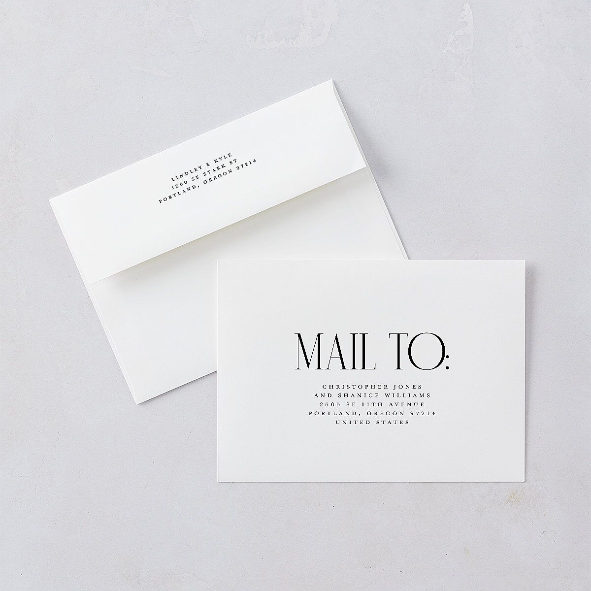 Display Date Save the Date Cards Midnight Signature smooth Blank No Standard