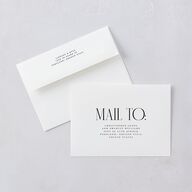 Display Date Save the Date Cards Midnight Signature smooth Blank No Standard