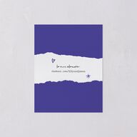 Mood Board Save the Date Petite Cards Sapphire Signature smooth Blank No
