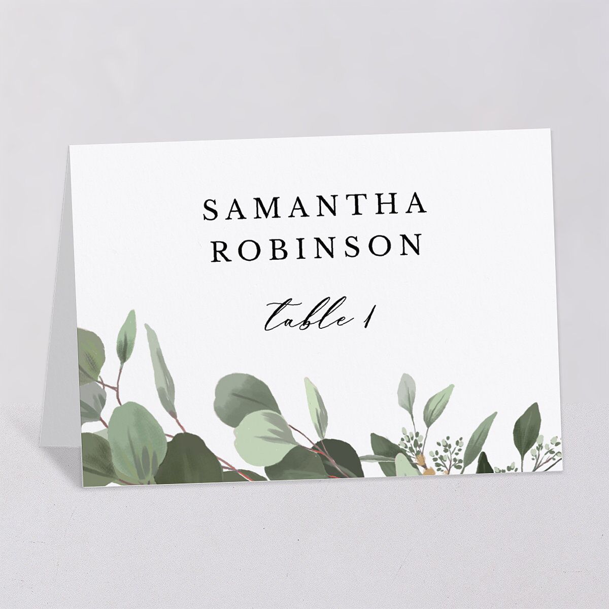 Eucalyptus Frame Place Cards — view 7