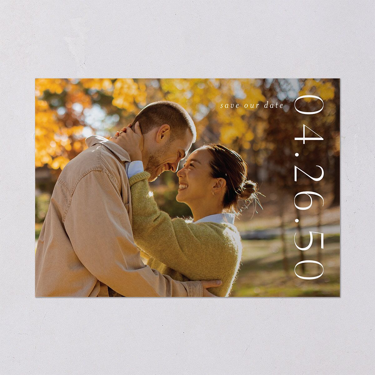 Timeless Elegance Save The Date Cards — view 2