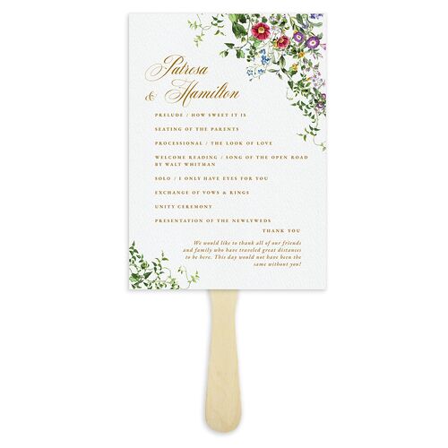 Opulent Garden Fan Programs Scottish Green Signature Standard