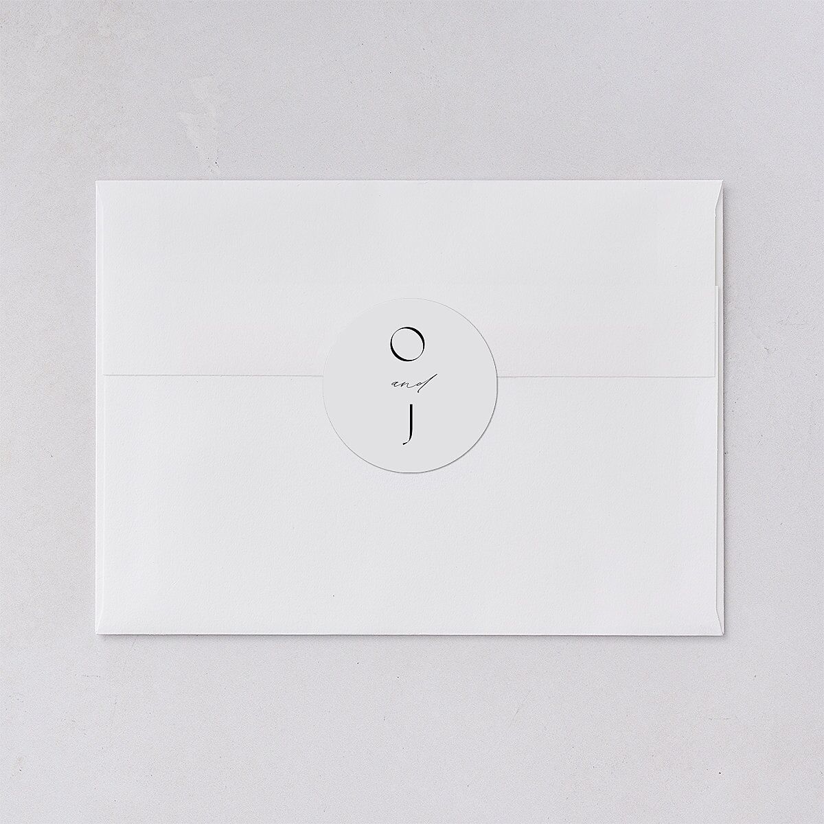 Just Us Wedding Stickers Pure White