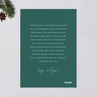 Painted Holiday Holiday Cards Red Clay Signature Blank Standard Portrait