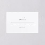 Southern Oak Tree All-in-One Wedding Invitations Pure White Signature Light Both Recipient and Return Addresses No
