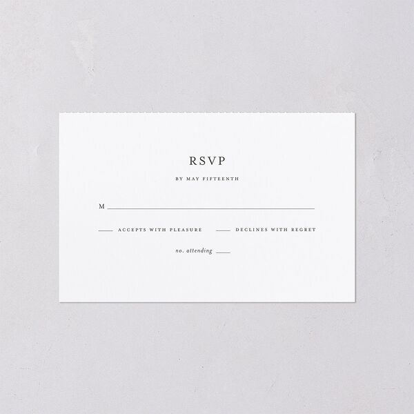 Southern Oak Tree All-in-One Wedding Invitations Pure White Signature Light Both Recipient and Return Addresses No