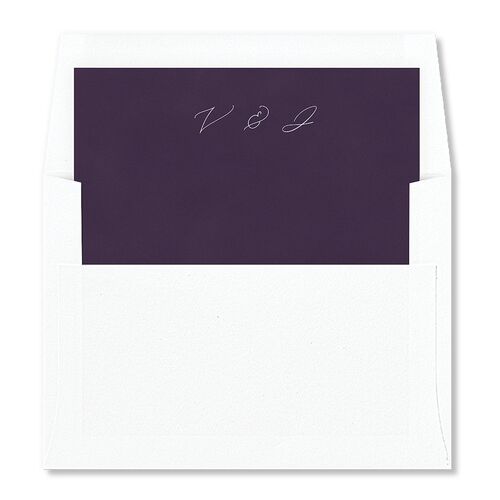 Classic Countryside Sunflowers Envelope Liners Purple Haze Standard