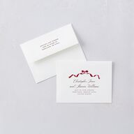 Very Married Christmas Photo Gallery Thank You Cards Burgundy