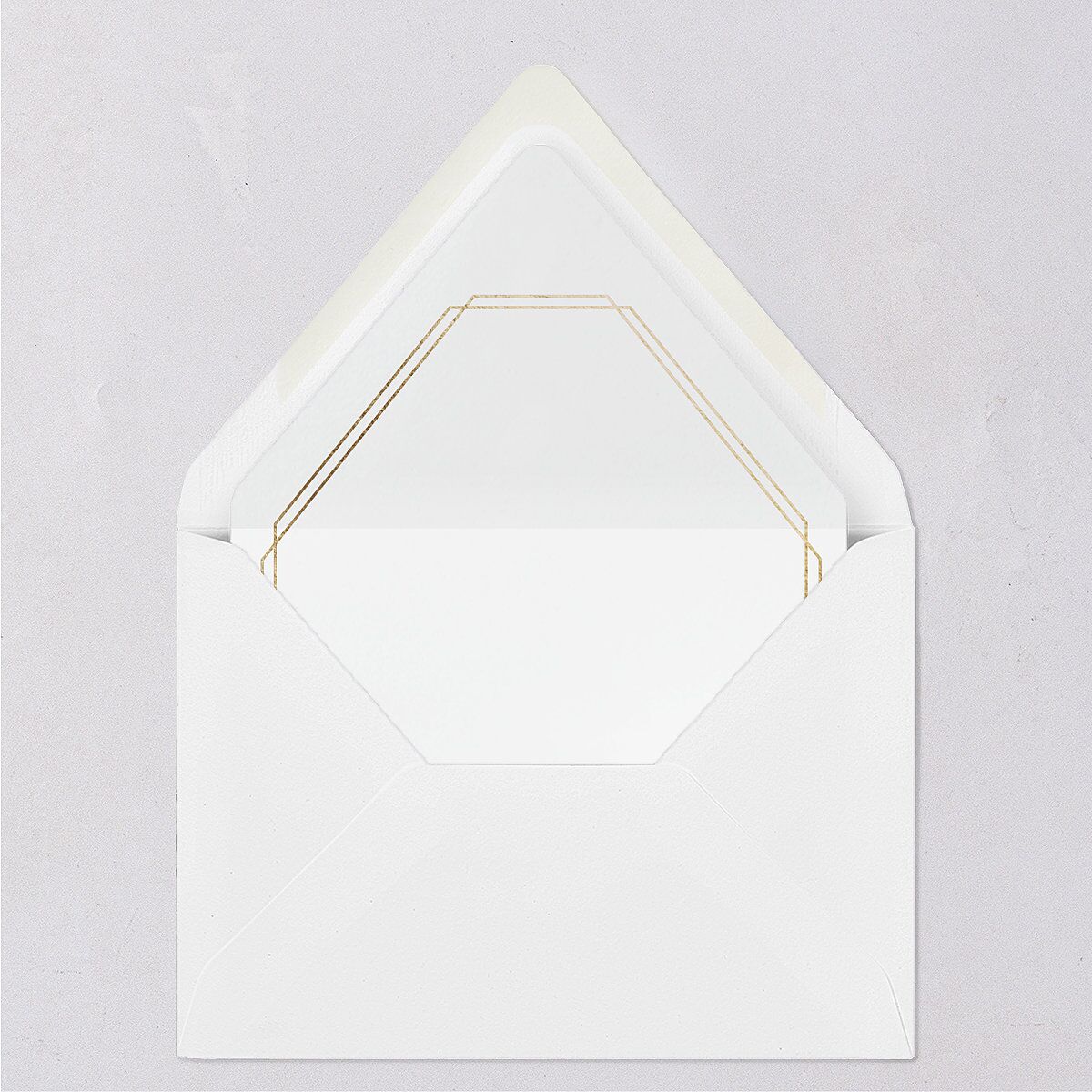 Eucalyptus Frame Euro Envelope Liners Luxe Pure White Liner