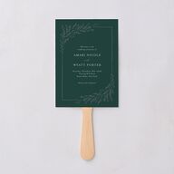 Exquisite Branches Botanical Fan Programs Deep Lake Signature Standard