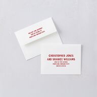 Retro Destination Postcard Inspired Save The Date Magnets Red Clay Magnet Paper