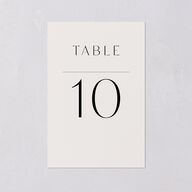 Surround Table Numbers Mist Signature