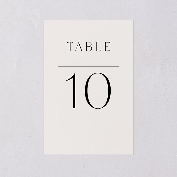 Surround Table Numbers Mist Signature