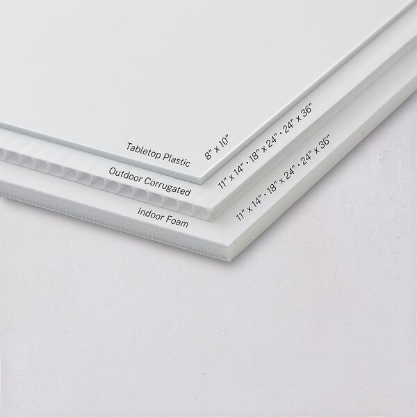 Eucalyptus Frame Favor Bended Tabletop Sign X-small Pure White Standard Plastic XS Tabletop Favor