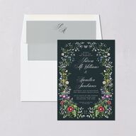 Opulent Garden Envelope Liners Dark Emerald Standard