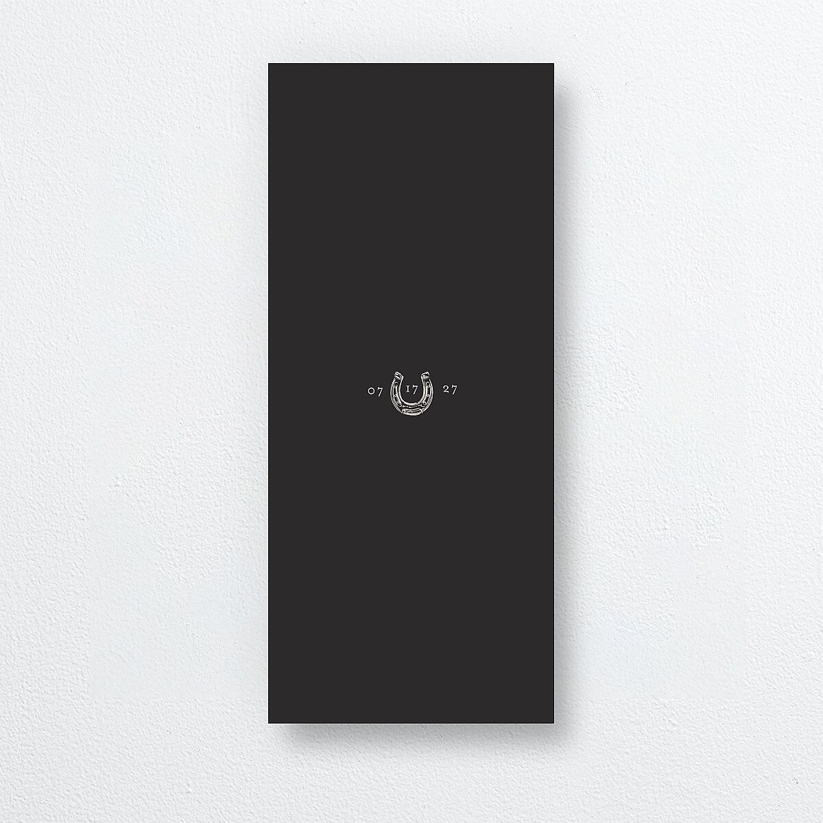 Western Wild Horses Menus Licorice Signature