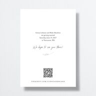 Rustic Simplicity Save the Date Cards Off-White Signature smooth No