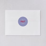 Cinematic Wedding Stickers Lily Circle