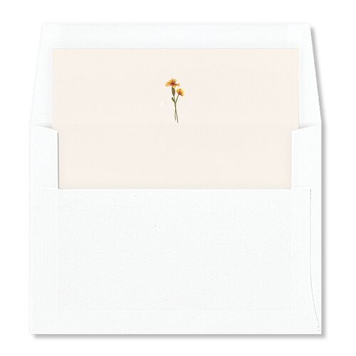 Wild Daisies Envelope Liners Chestnut Standard