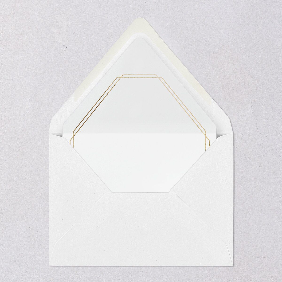 Eucalyptus Frame Euro Envelope Liners Luxe Pure White Liner
