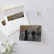 Written In The Stars Thank You Cards Gold Midnight