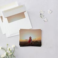 Simply Devoted Save the Date Petite Cards Pure White Signature smooth Blank Standard