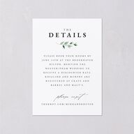 Romantic Wisteria Wedding Enclosure Cards Purple Petal Signature Standard
