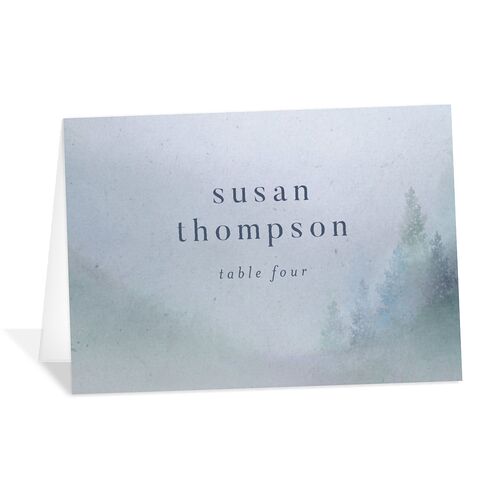 Mountain Mist Place Cards Slate Signature
