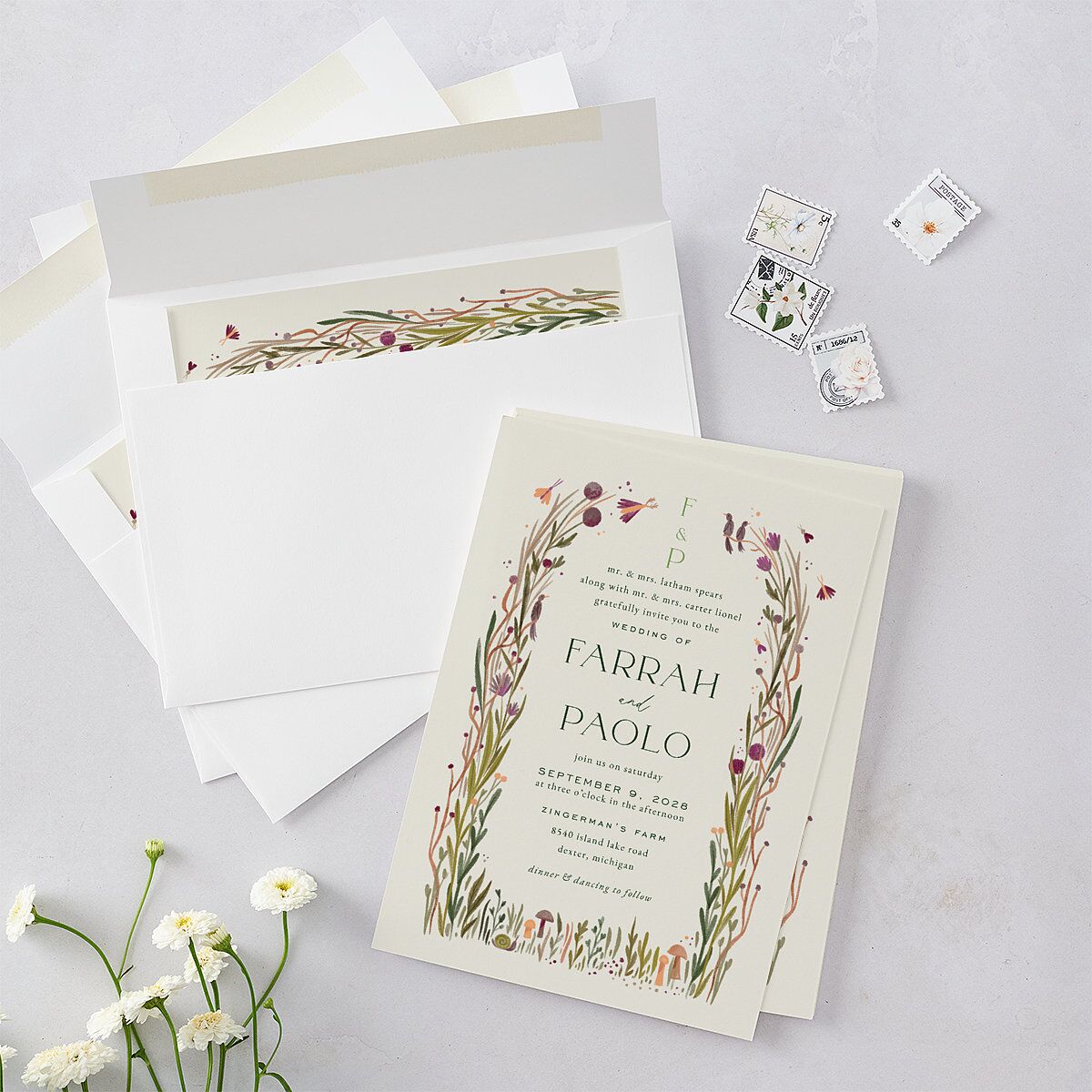 Mushroom Magic Wedding Invitations — view 4