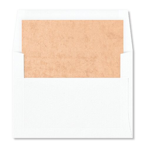 Minimal Floral Standard Envelope Liners Apricot Standard