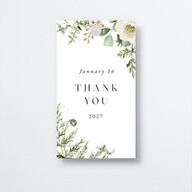 Gilded Fern Frame Favor Gift Tags Gold Linen Signature