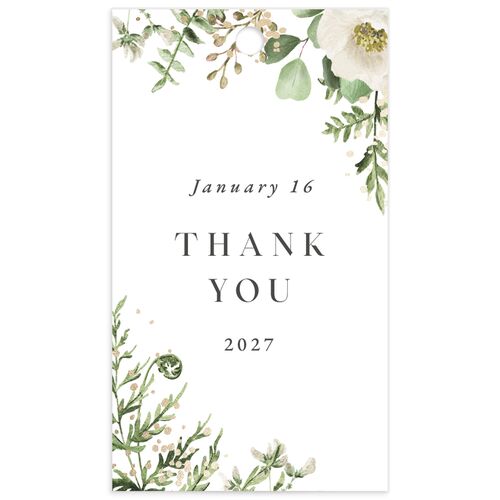 Gilded Fern Frame Favor Gift Tags - 