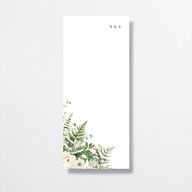 Gilded Fern Frame Menus Gold Linen Signature