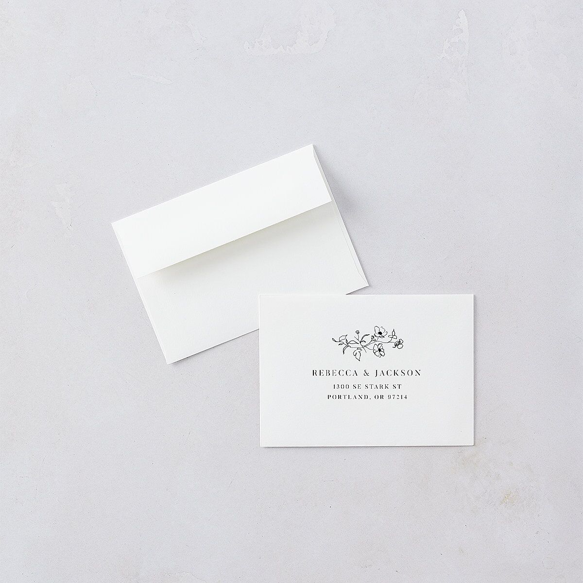 Elegant Minimal Wedding Response Cards Champagne Signature Standard