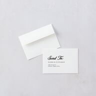 Our Day Wedding Response Cards Deep Bronze Signature Rounded