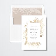 Glistening Garden Envelope Liners Standard Linen
