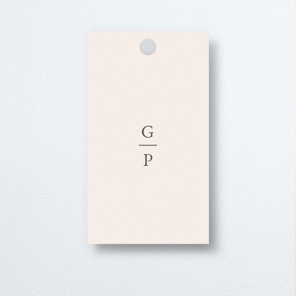 Glistening Garden Favor Gift Tags Gold Linen Signature