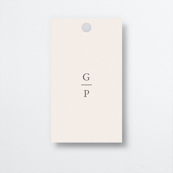Glistening Garden Favor Gift Tags Gold Linen Signature