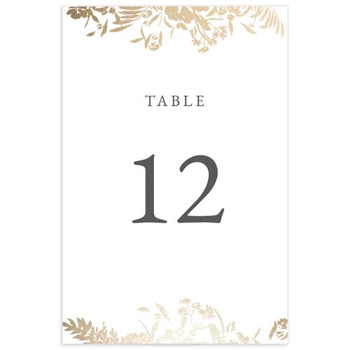 Glistening Garden Table Numbers