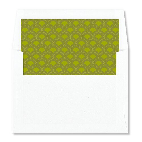 Gilded Lehenga Envelope Liners Peridot Standard