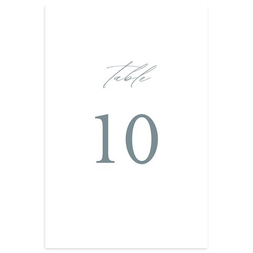 Classic Landscape Table Numbers Regency Blue Signature