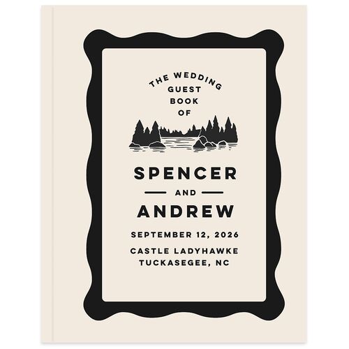Adventure Icon Guest Books Charcoal